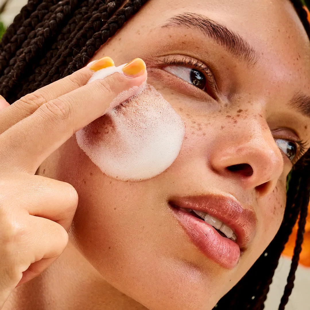 How to Use Bright On Daily AHA Foam Exfoliator