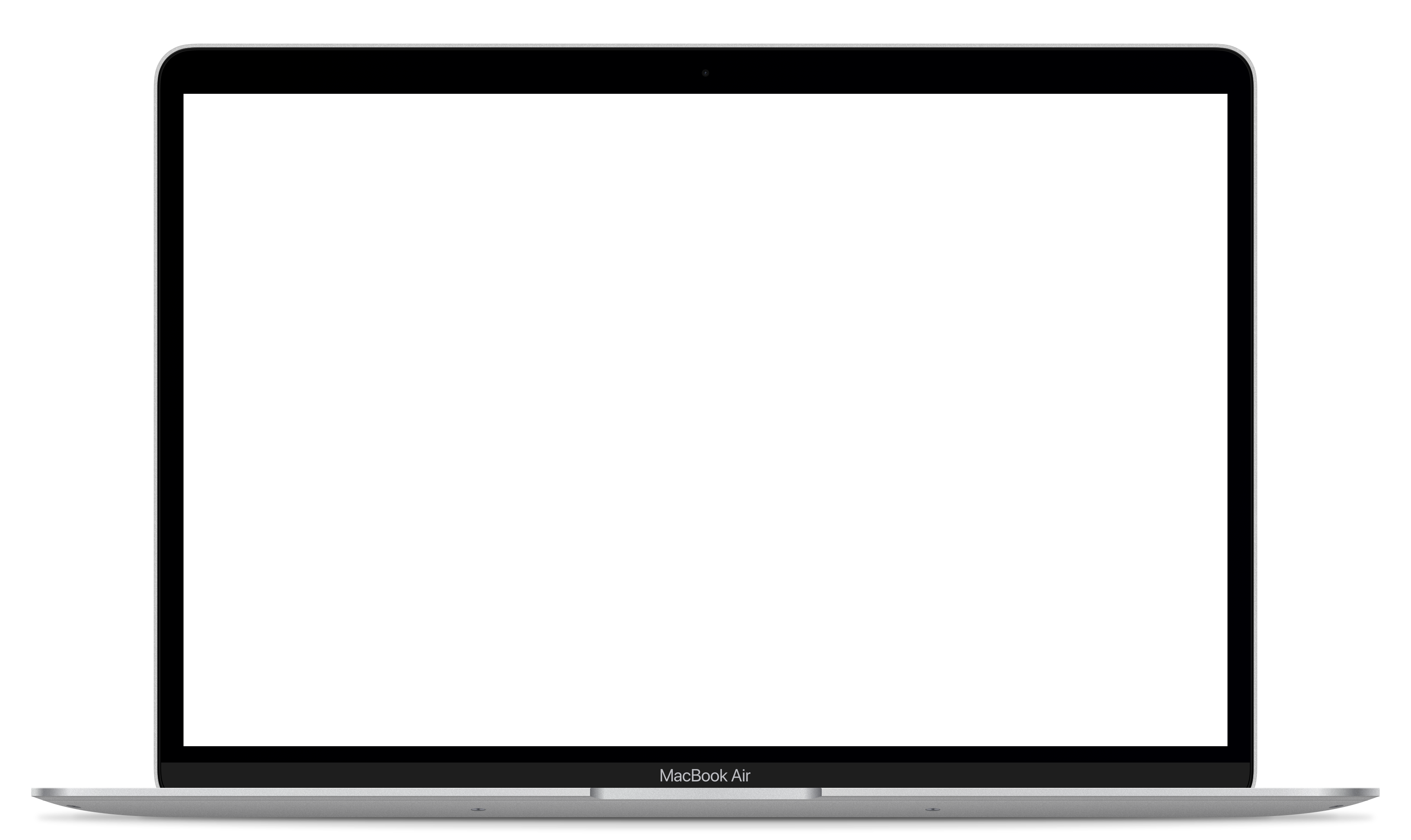 Silver laptop frame