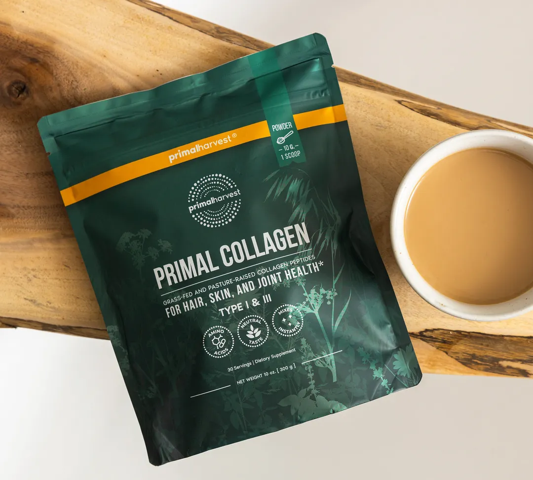 Primal Collagen mixed into coffee
