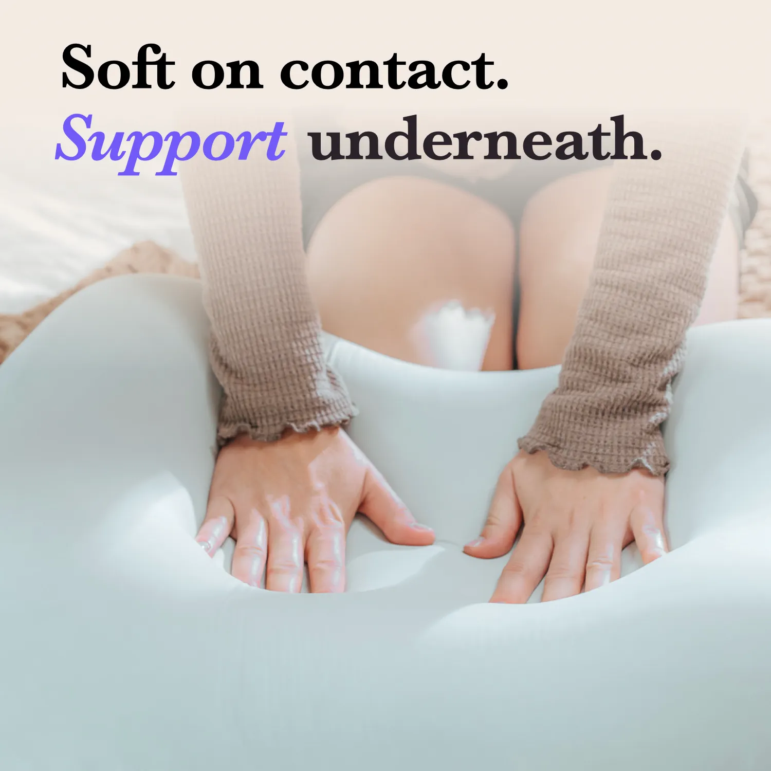 A pillow can be soft AND supportive